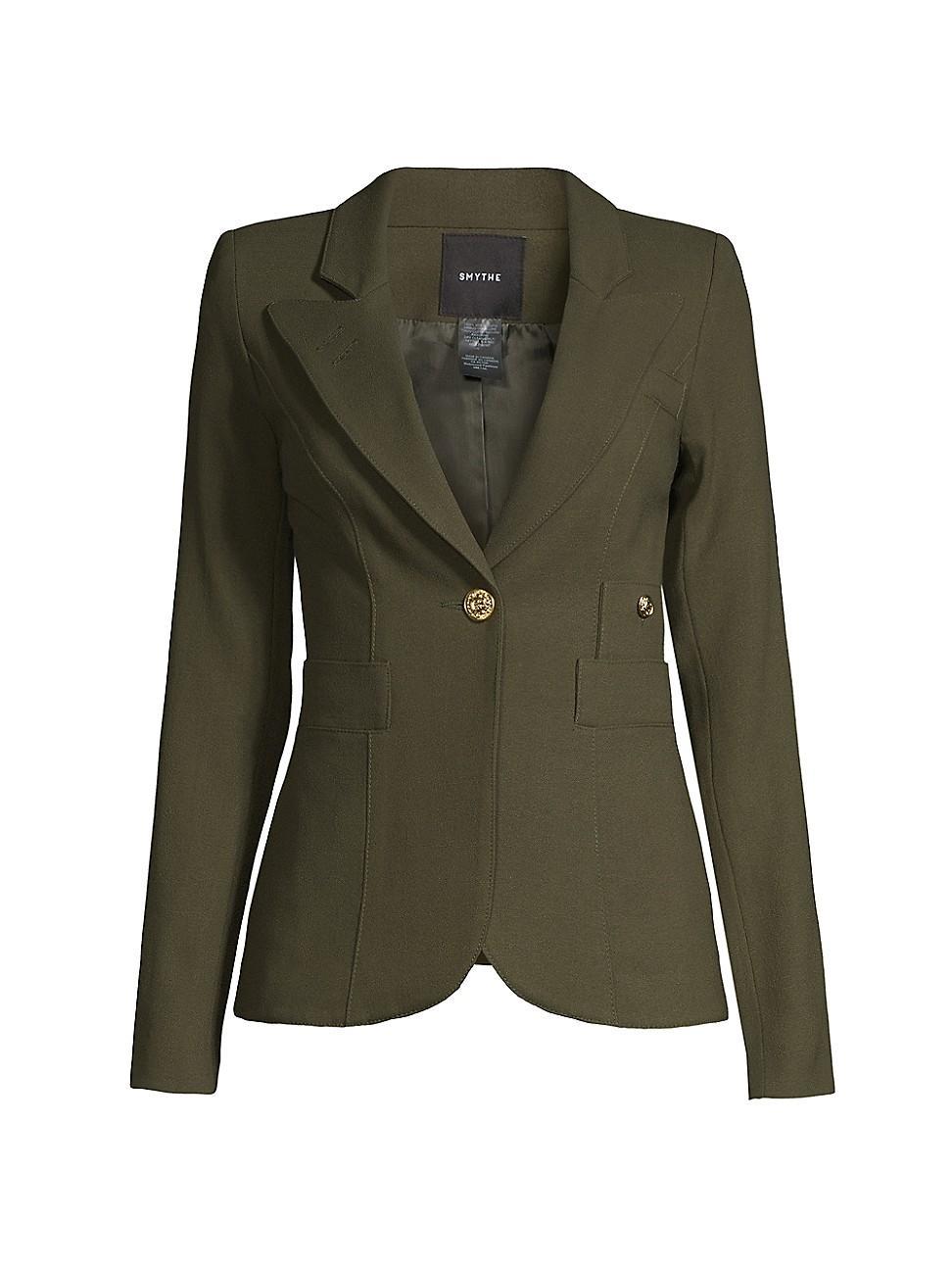 Womens Duchess Single-Breasted Wool Blazer Product Image