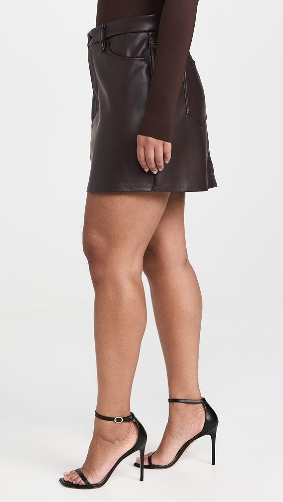 Good American Vegan Leather Mini Skirt | Shopbop Product Image