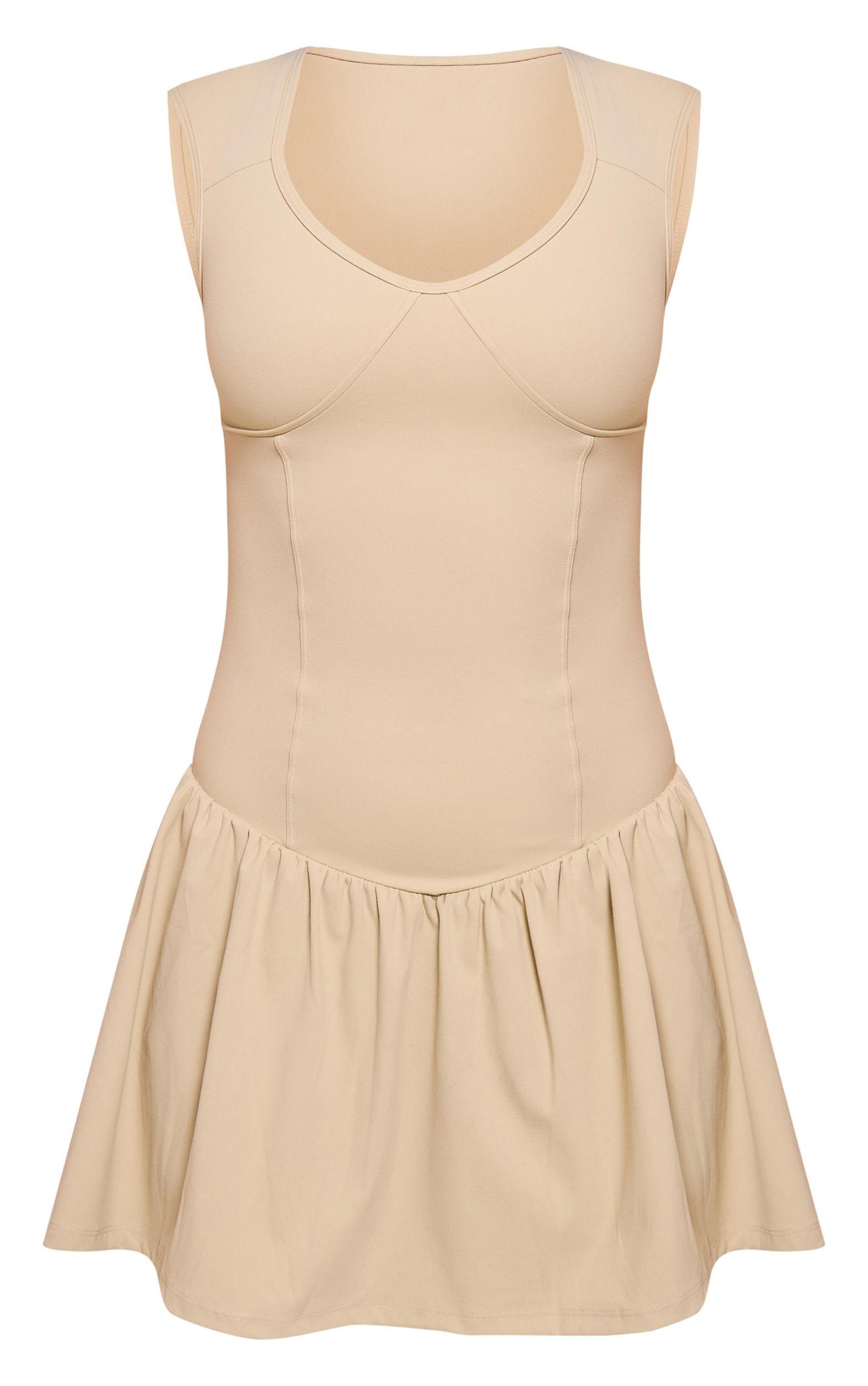 Petite Pebble Snatched Sculpt Sleeveless Mini Dress Product Image