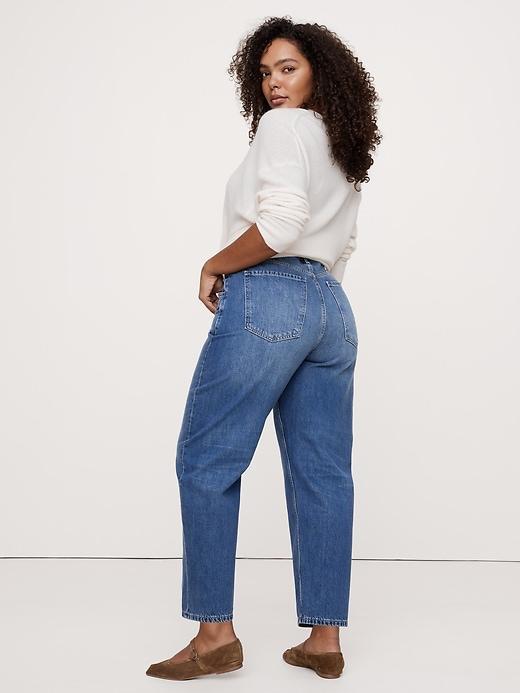 High-Rise Rigid Bow Jean Product Image