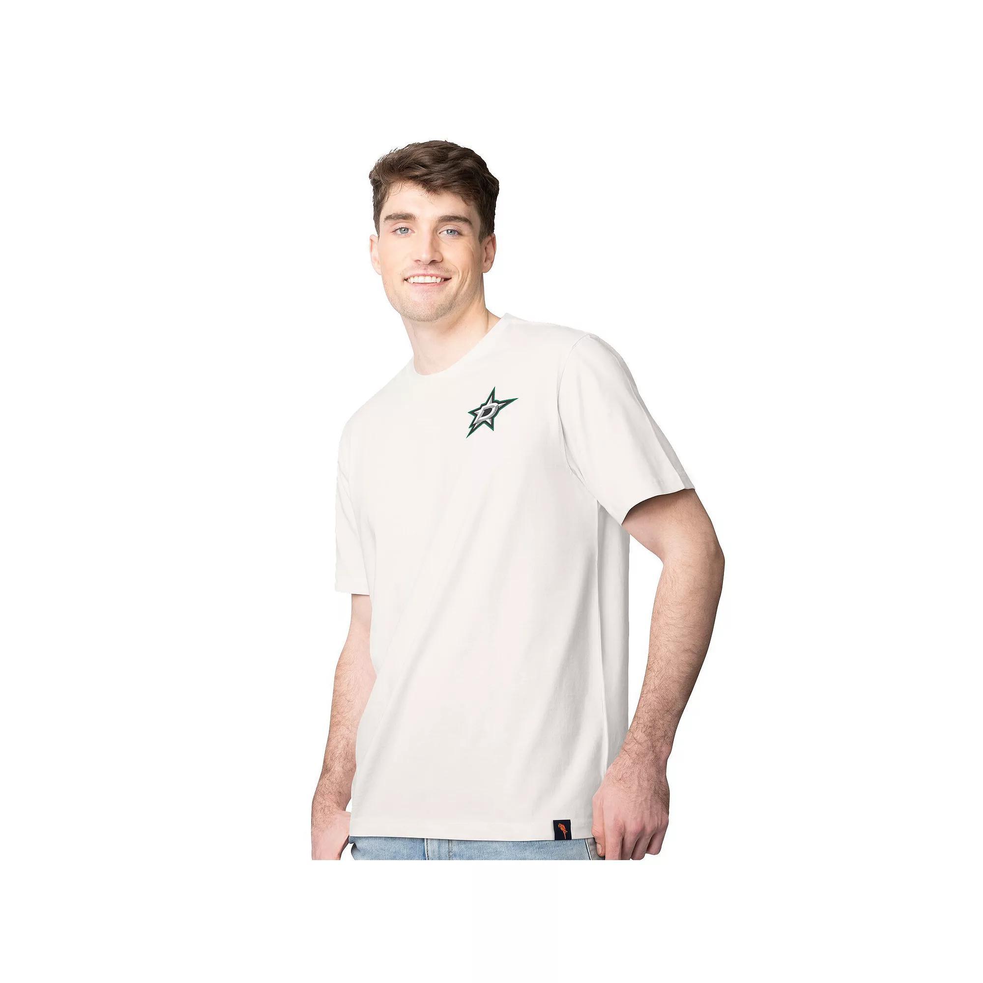 Men's Margaritaville  Cream Dallas Stars Time Flies T-Shirt, Size: Small, Str Beige Product Image
