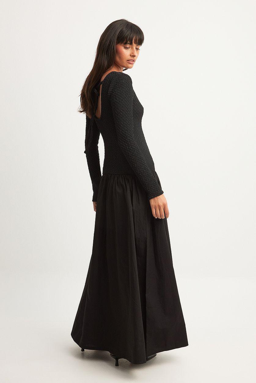 Jersey Poplin Maxi Dress Product Image
