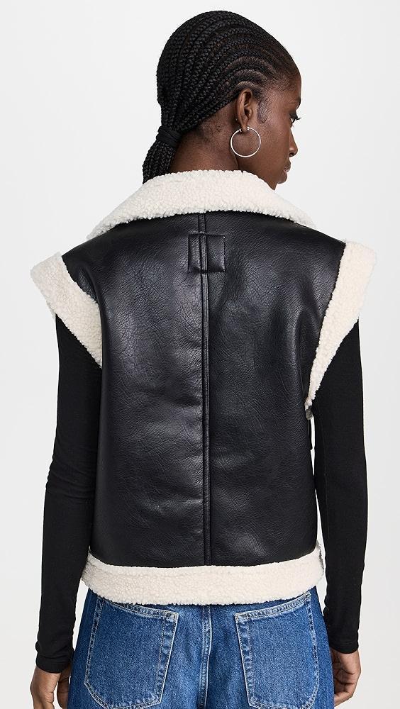Avec Les Filles Sherpa Vest | Shopbop Product Image