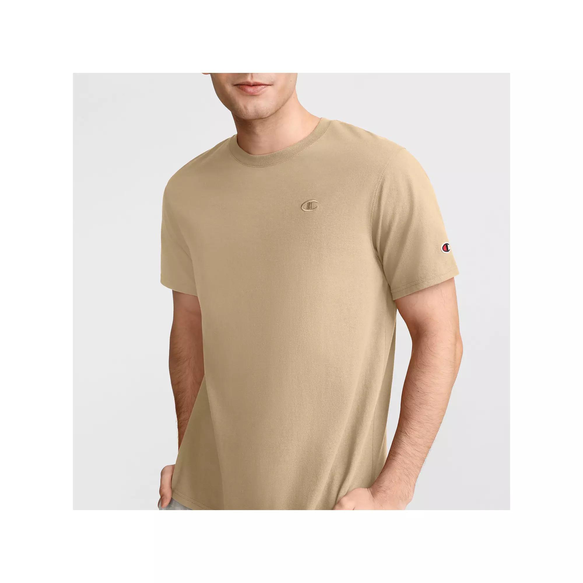 Mens Champion Classic Jersey Tee Granite Grey Product Image