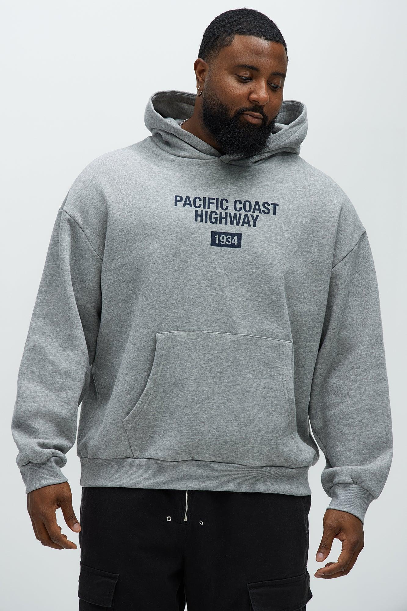 Pacific Coast Highway Hoodie - Heather Grey Product Image