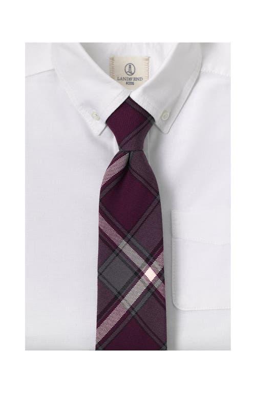 Men's Lands' End Plaid To Be Tied Tie, Clear Blue Plaid Product Image