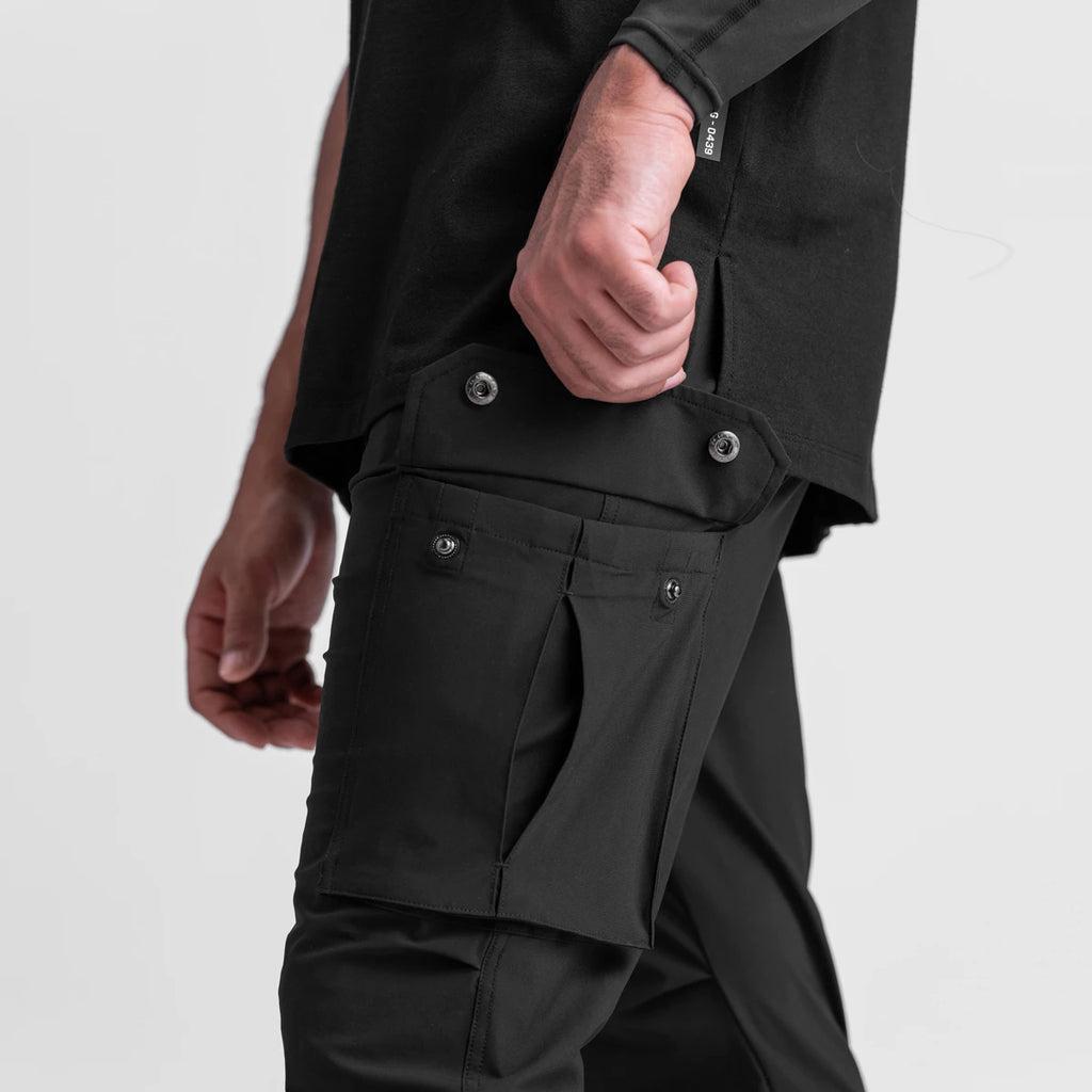 0437. Tetra-Lite® Cargo High Rib Jogger - Black Product Image