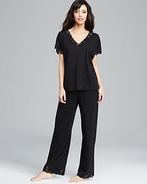 Womens Zen Floral Jersey Pajamas Product Image