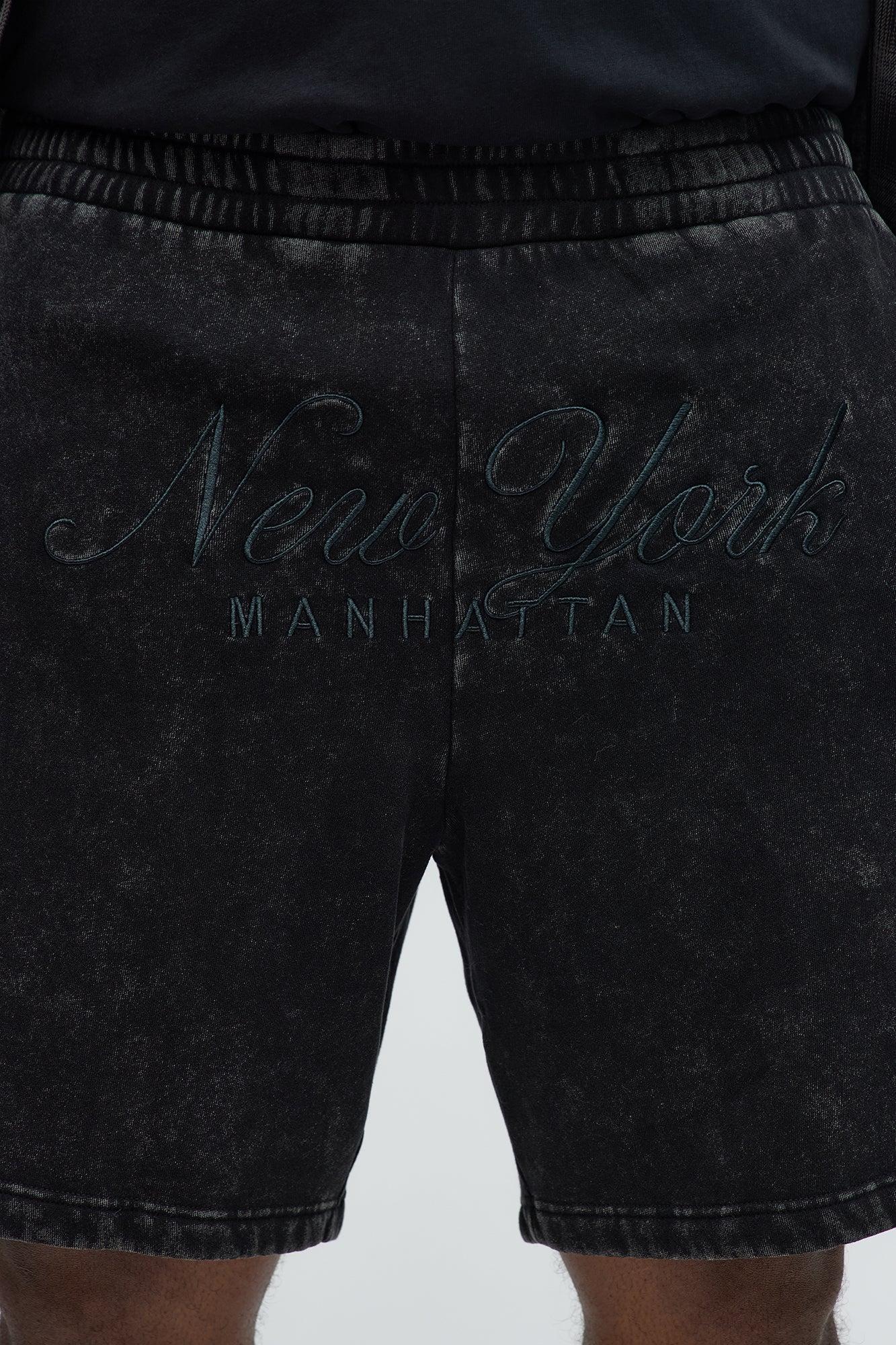 New York Manhattan Sweatshort - Black Product Image