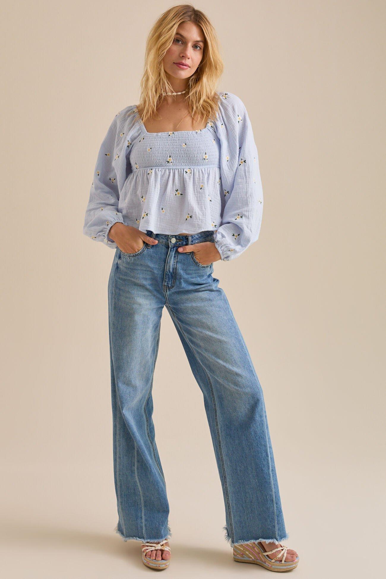 Elowyn Embroidered Top Product Image