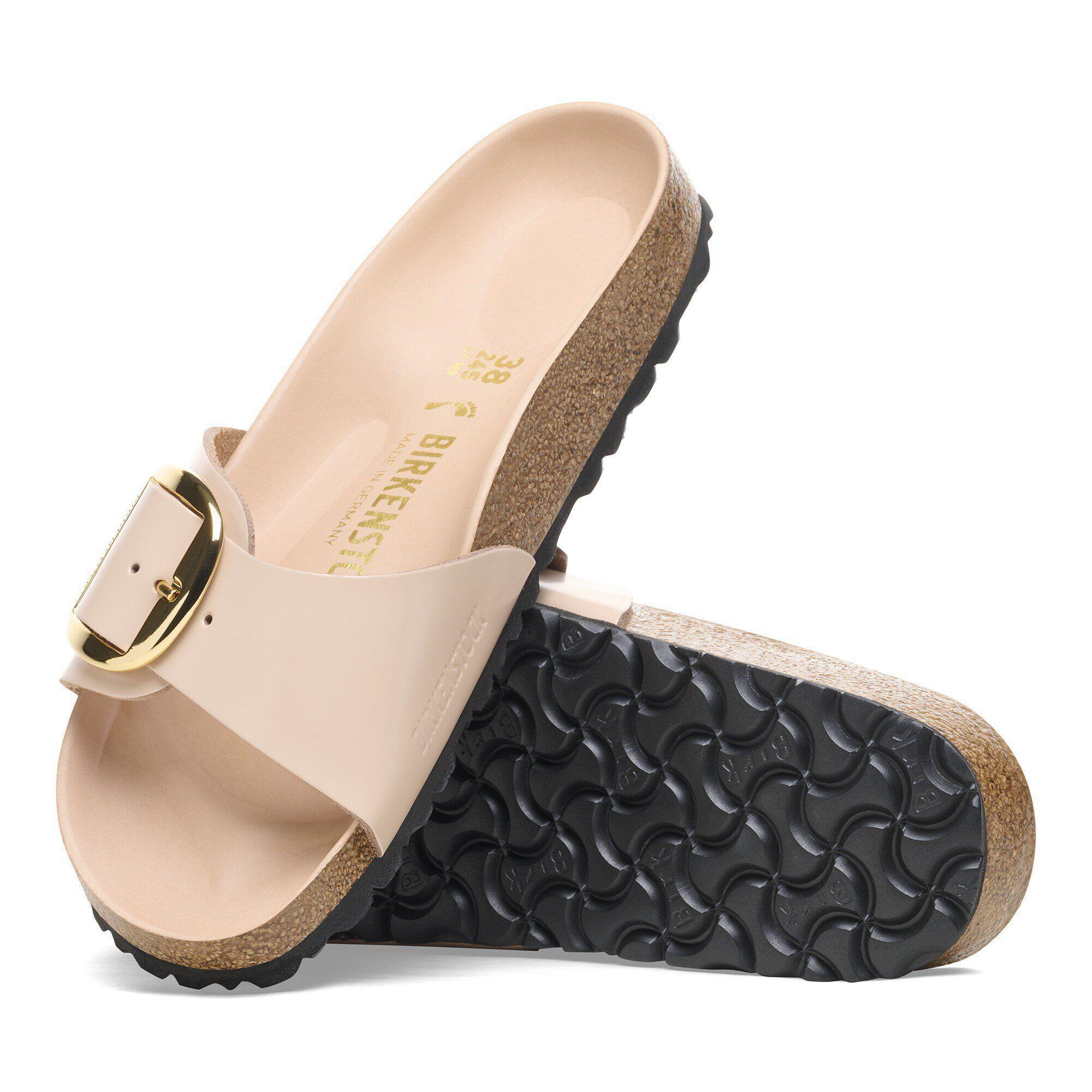 Madrid Big Buckle Natural Leather Patent Product Image