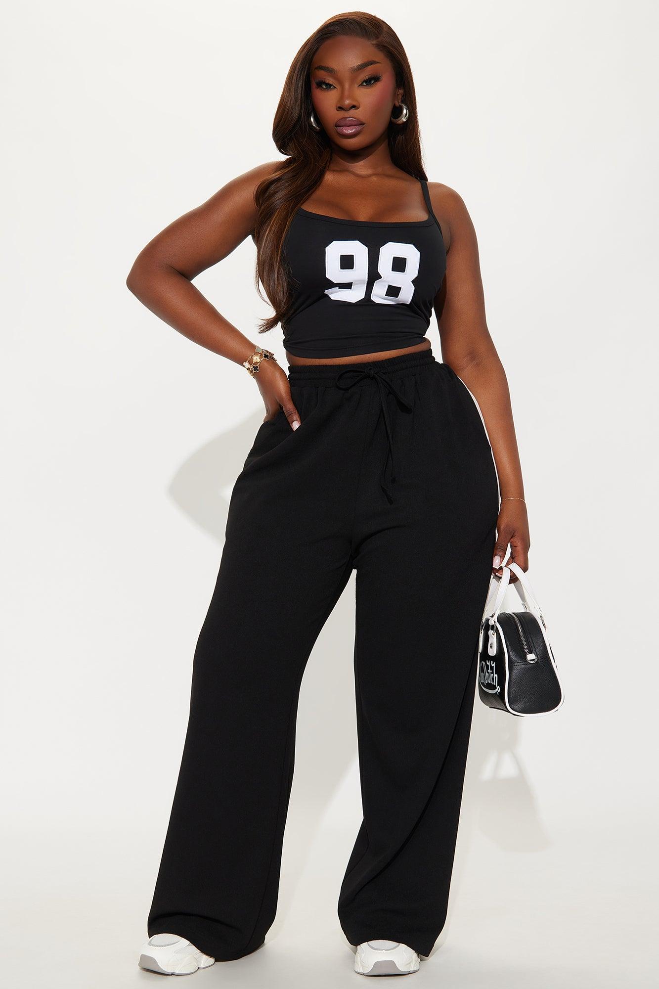 Point Of View Track Trouser Pant - Black Product Image