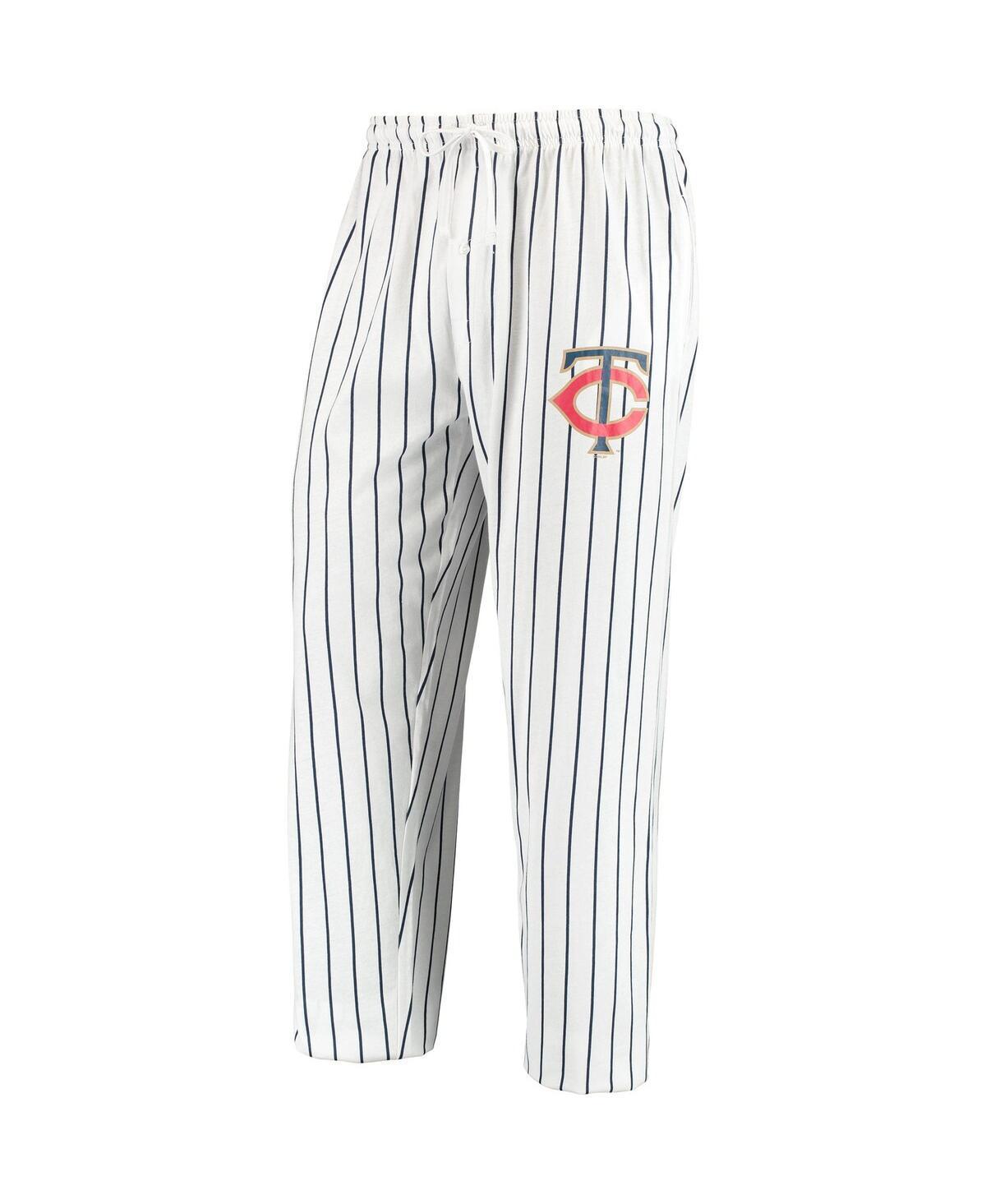 Men's Concepts Sport White/Navy Minnesota Twins Vigor Lounge Pant, Size: 3XL Product Image