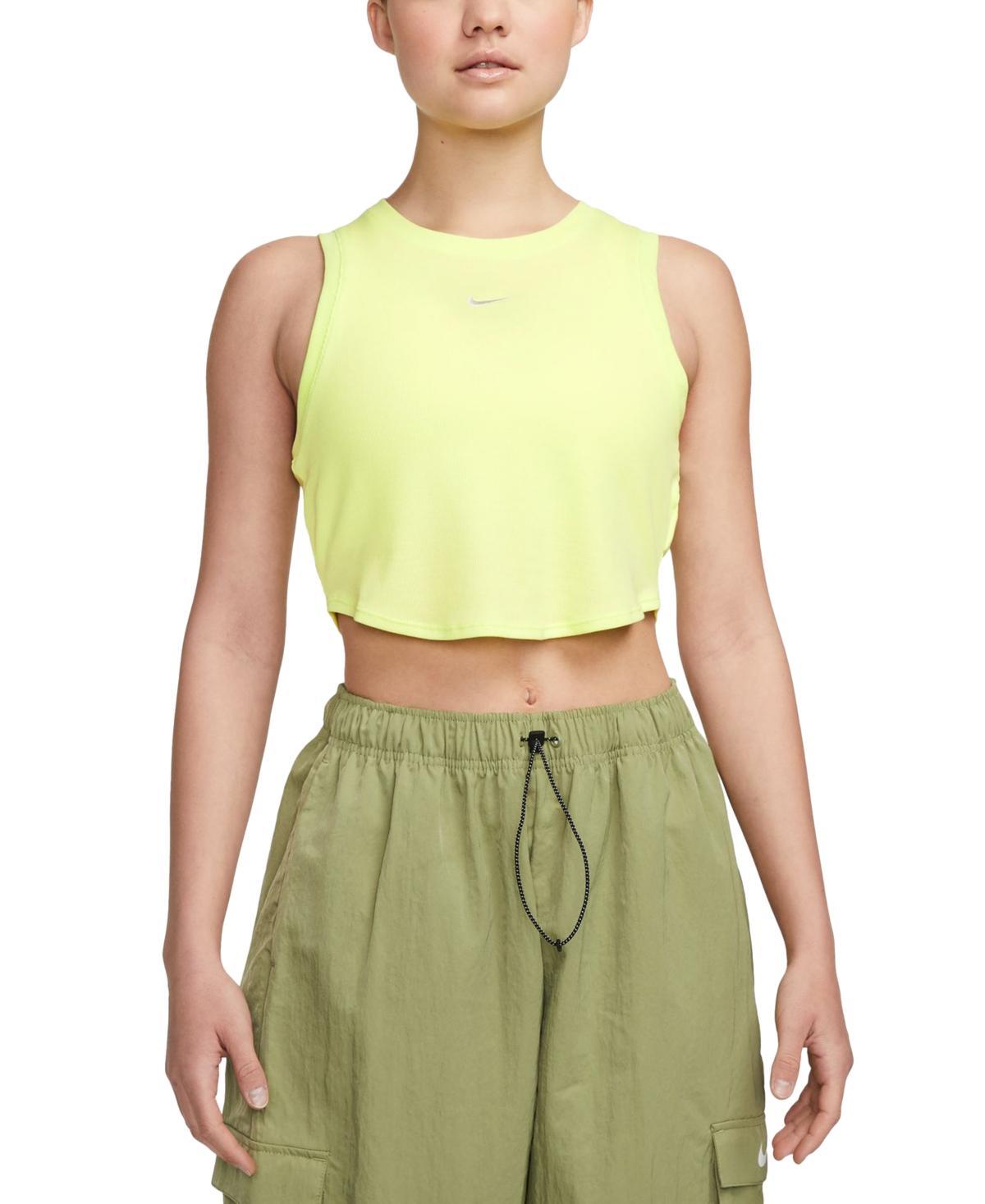 Nike Sportswear Chill Knit Women's Tight Cropped Mini-Rib Tank Top Product Image