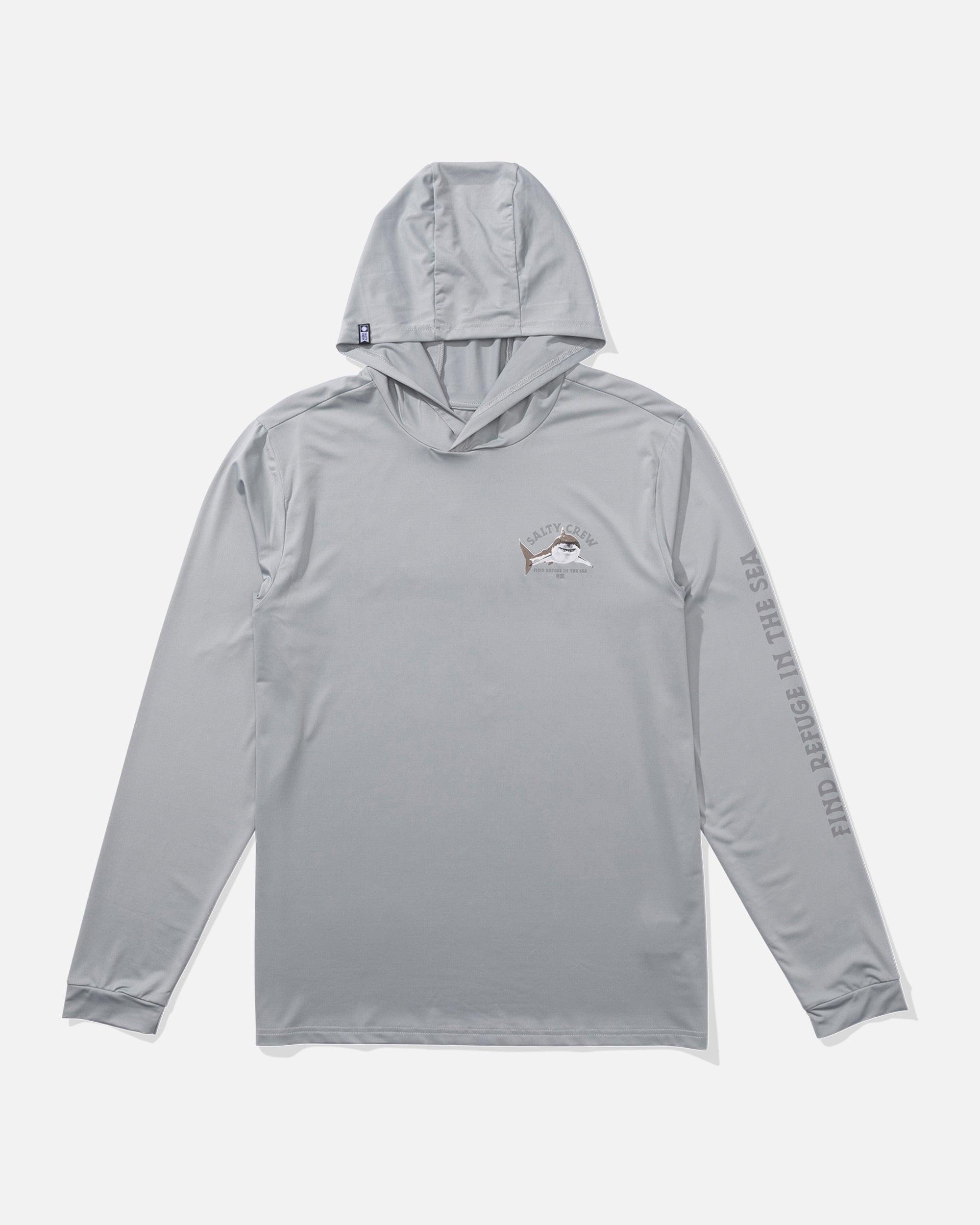 Lurking Sunshirt Hoodie - Silver Male Product Image