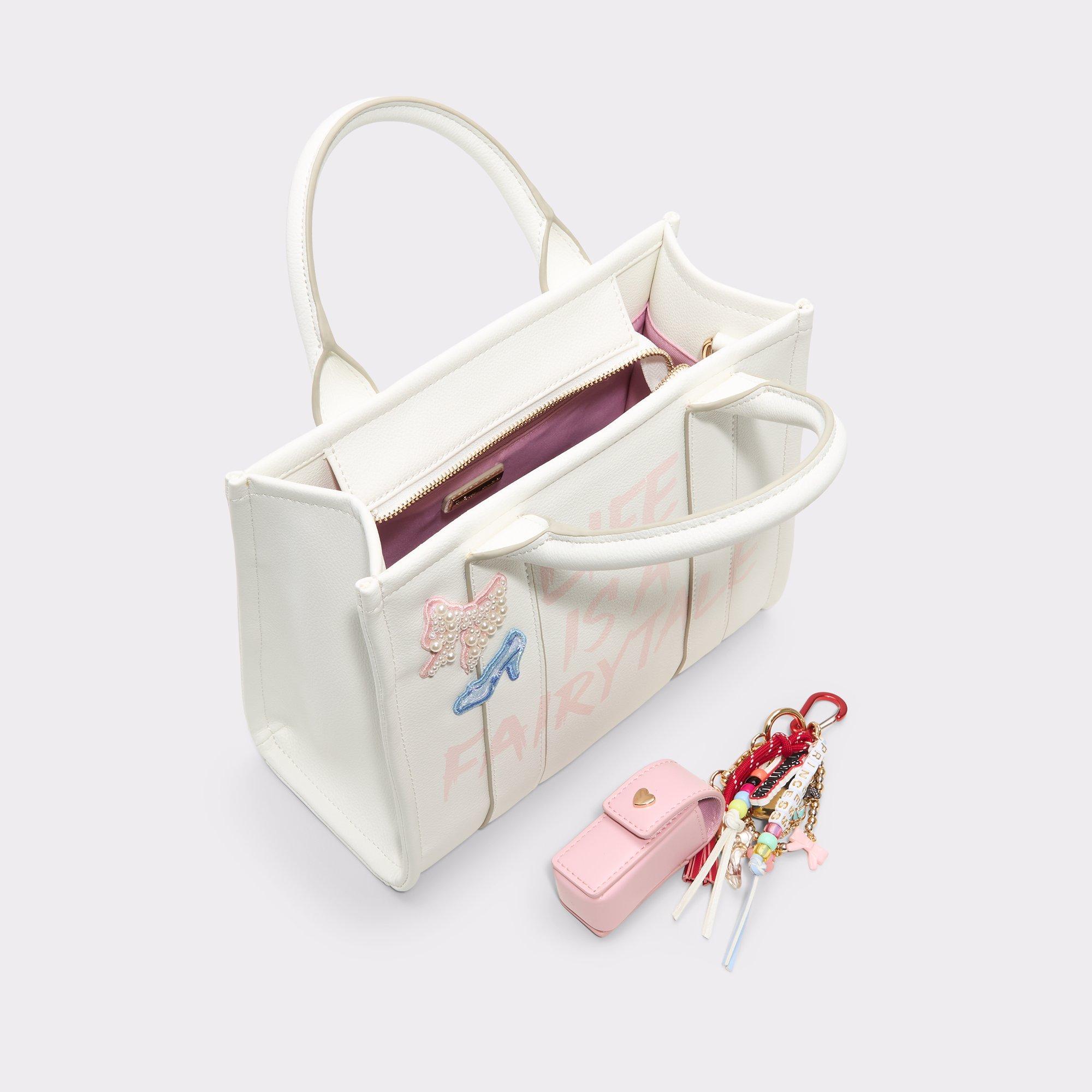 ALDO Princesstote - Women's Top Handle Handbag - White Product Image