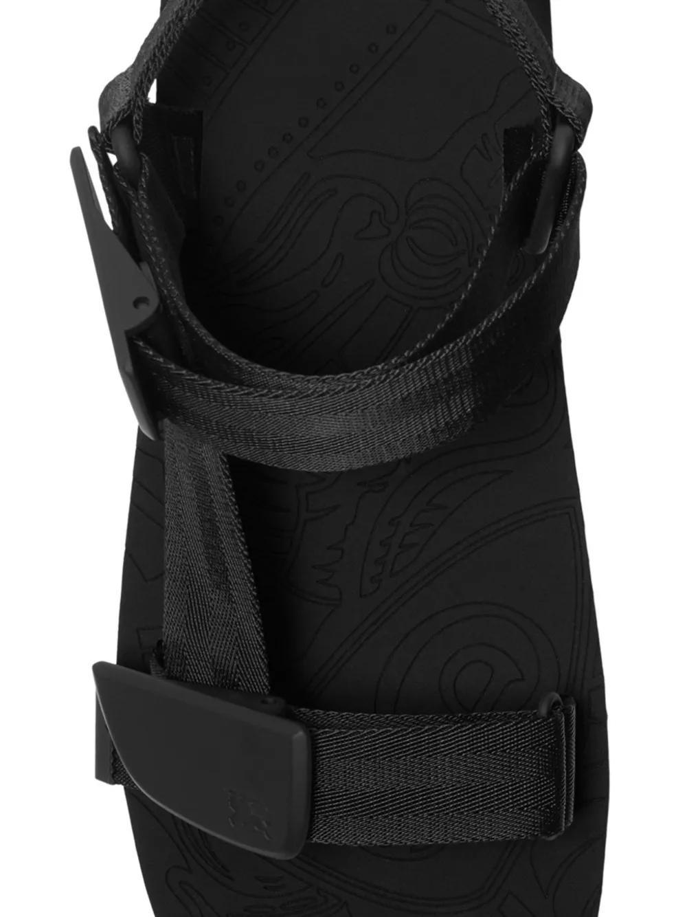 Trek logo-debossed sandals  Product Image