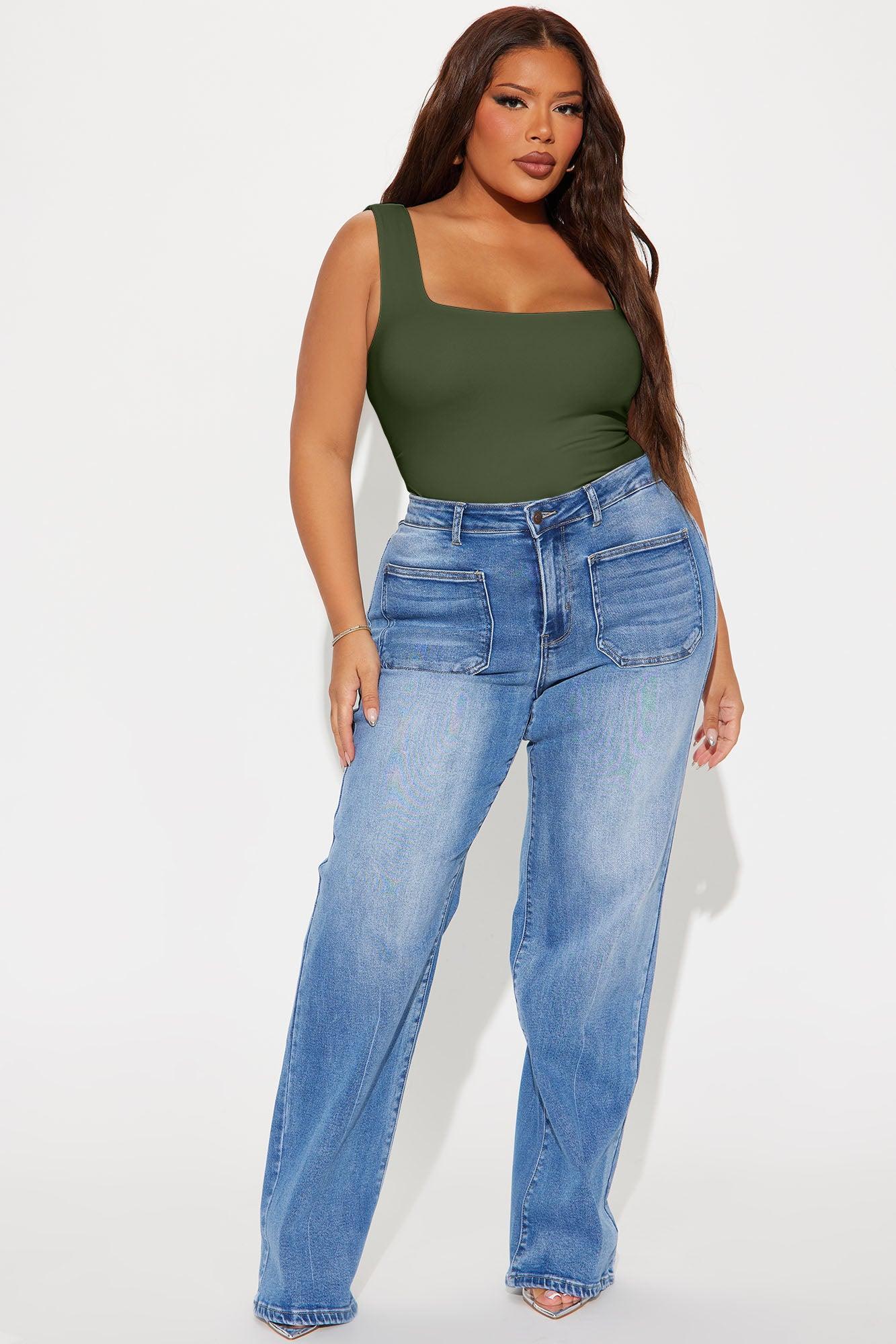 Thalia Tank Top - Olive Product Image