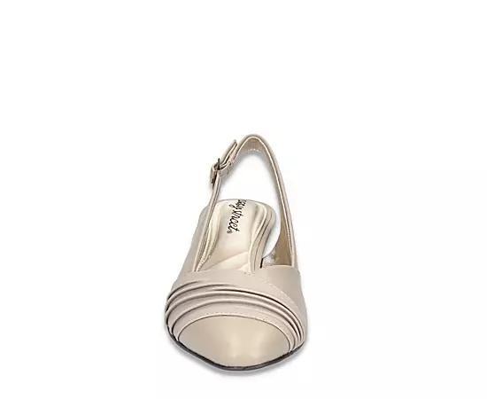 Bates by Easy Street Women's Slingback Pumps, Size: 10, Brown Product Image