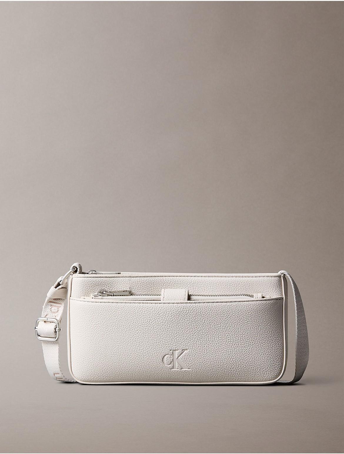 Calvin Klein Women's All Day Phone Zip Crossbody Bag - Grey Product Image
