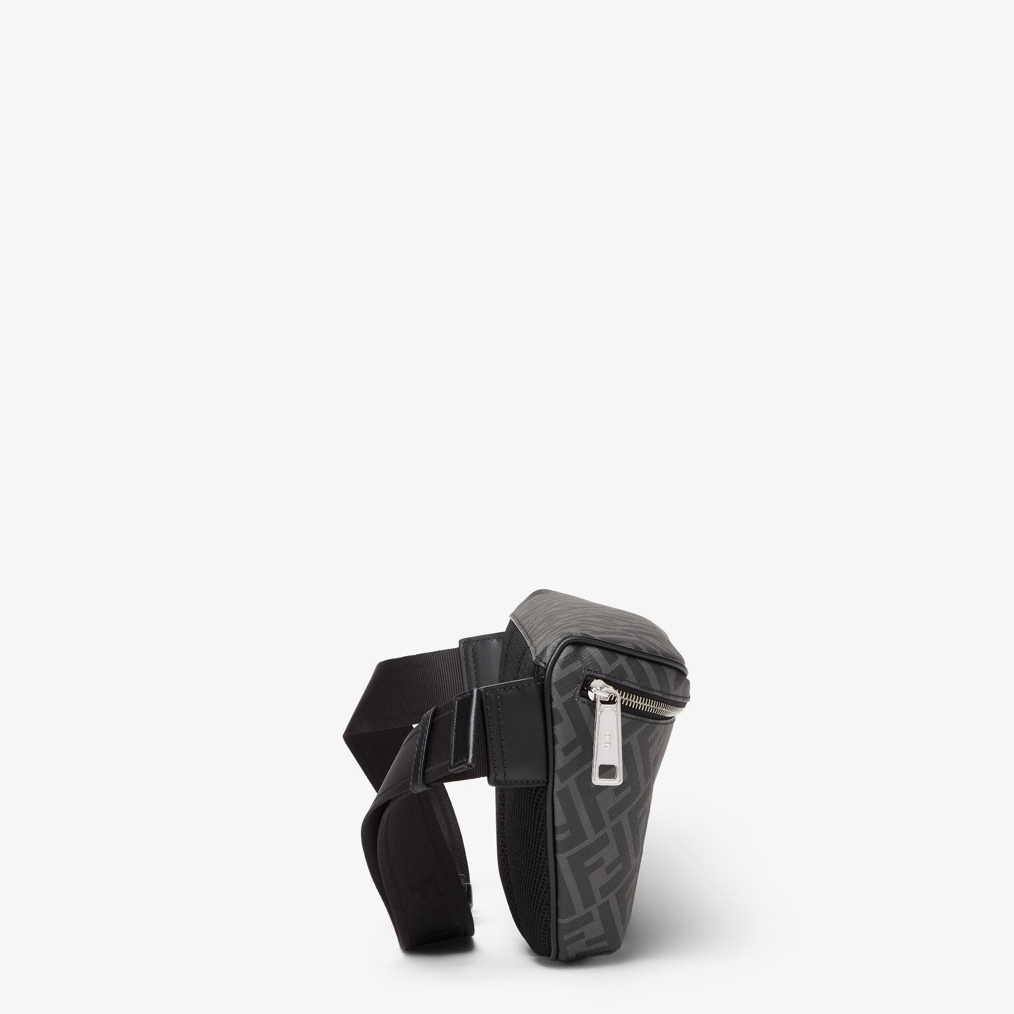 Fendi Diagonal Belt BagGray fabric belt bag Product Image