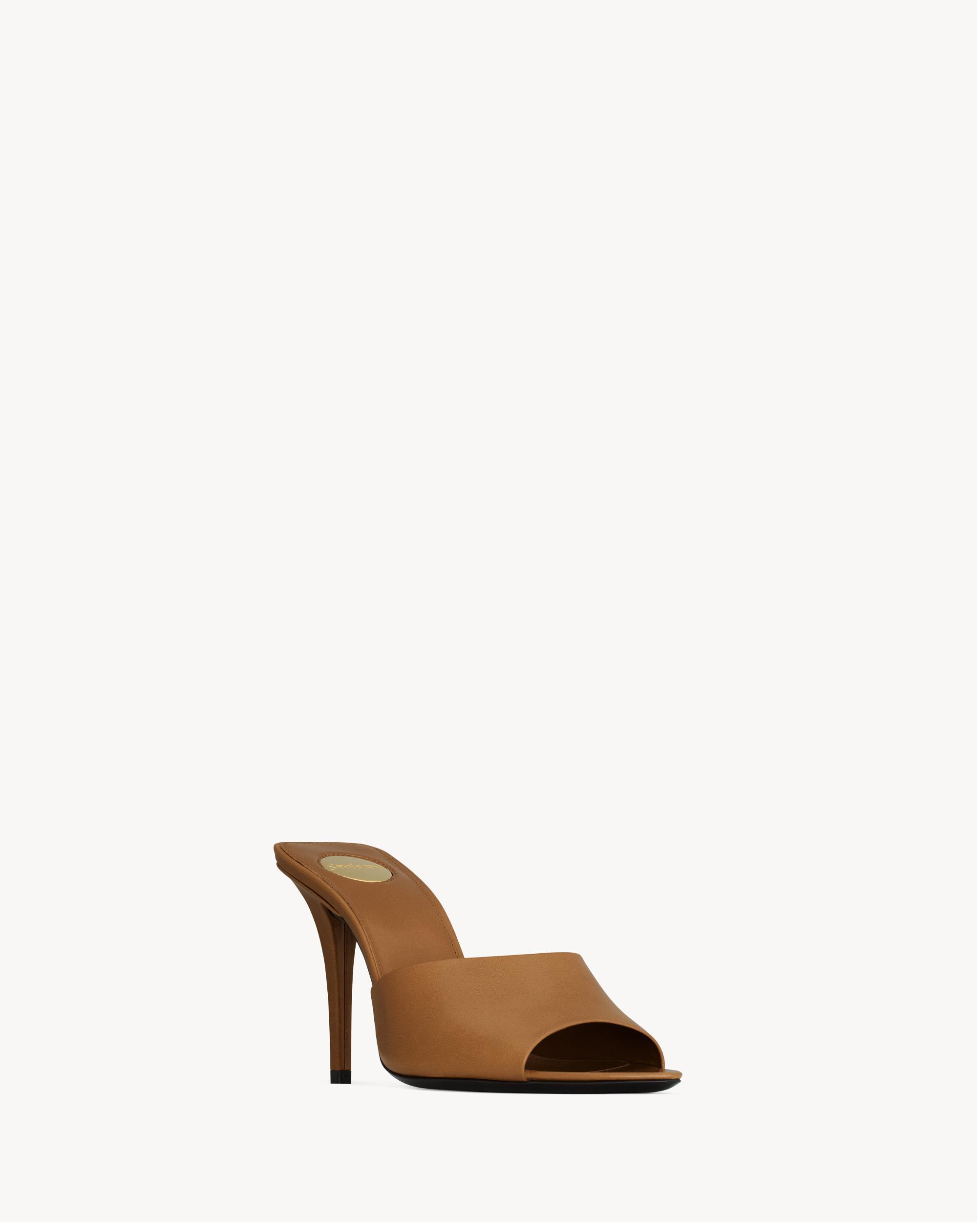 ROMY mules in smooth leather Product Image