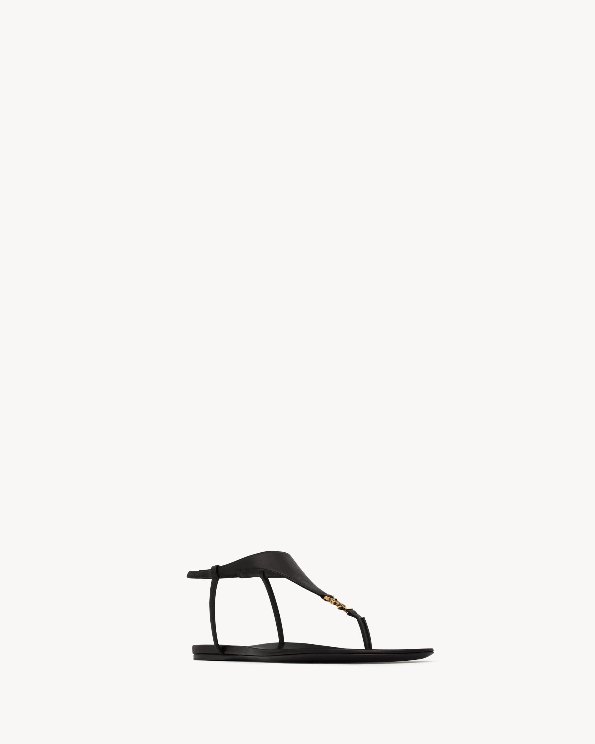 CASSANDRA sandals in smooth leather Product Image
