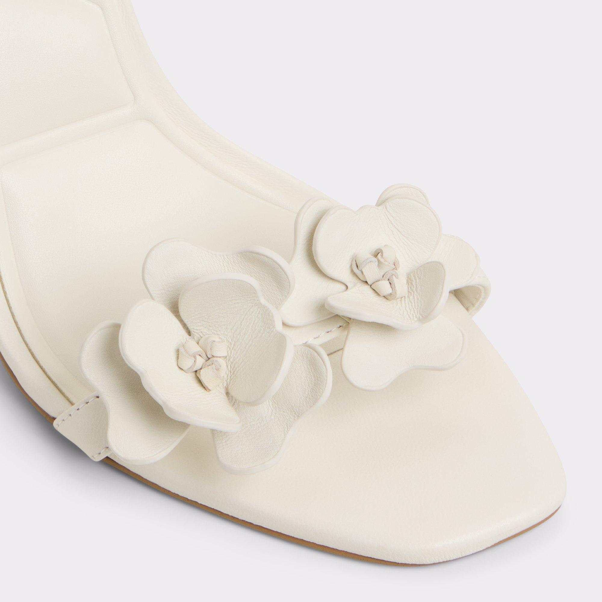 ALDO Daisylily - Women's Heeled Sandal Sandals - White, Size 13 Product Image