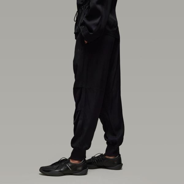 adidas Y-3 Rayon Twill Elasticated Cuff Pants Black S Womens Product Image