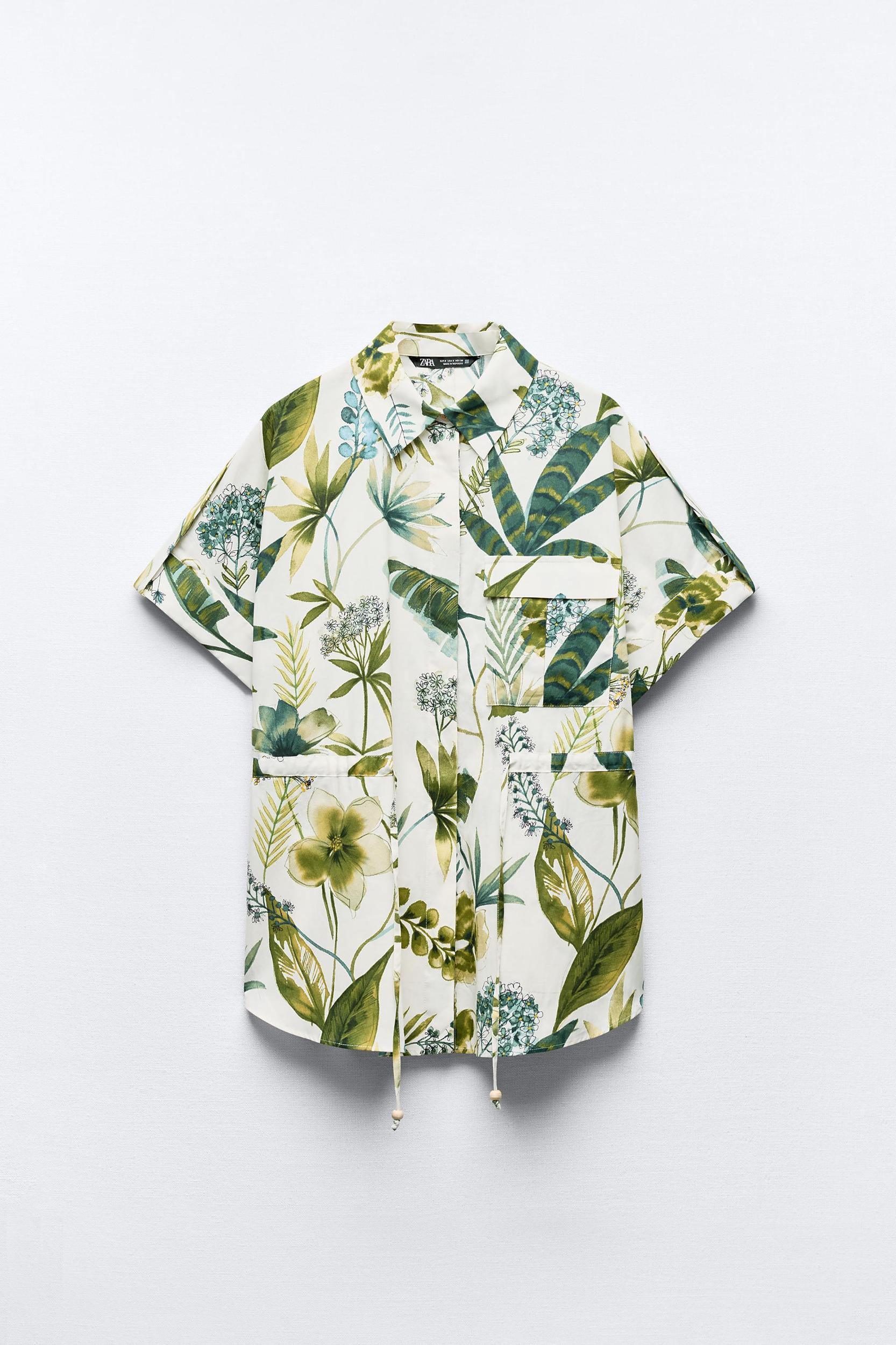 STRAIGHT CUT PRINTED PANTS Product Image