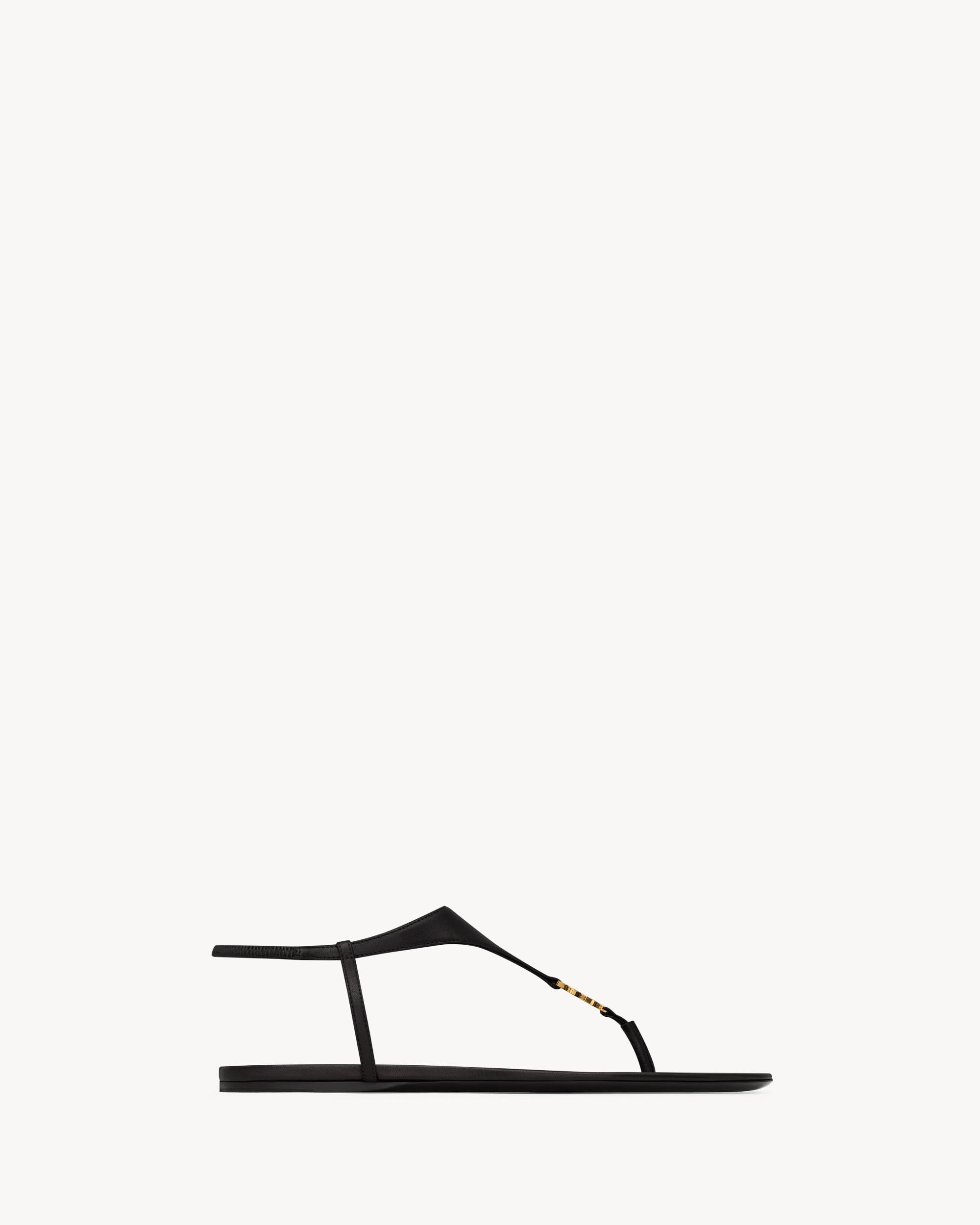 CASSANDRA sandals in smooth leather Product Image