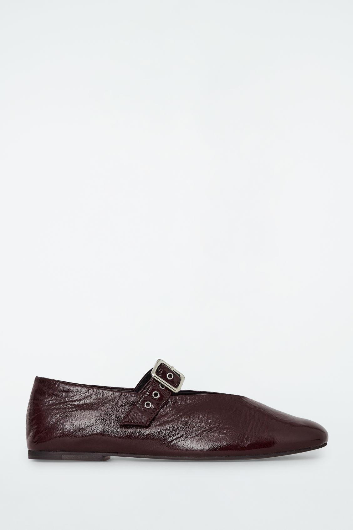 BUCKLED BALLET FLATS Product Image