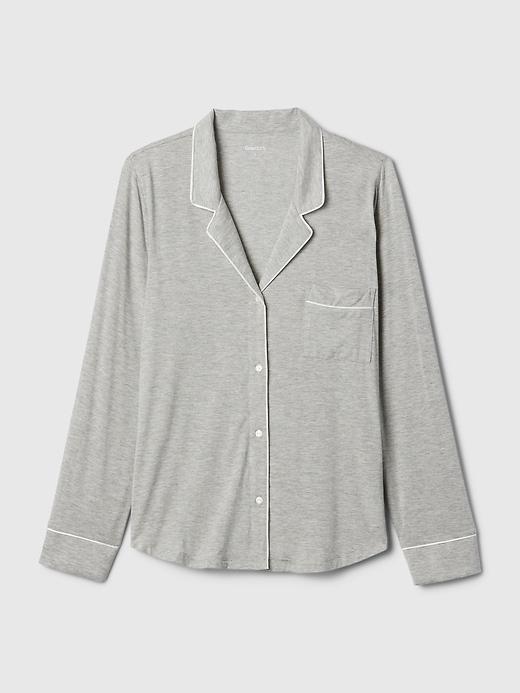 Modal Pajama Shirt Product Image
