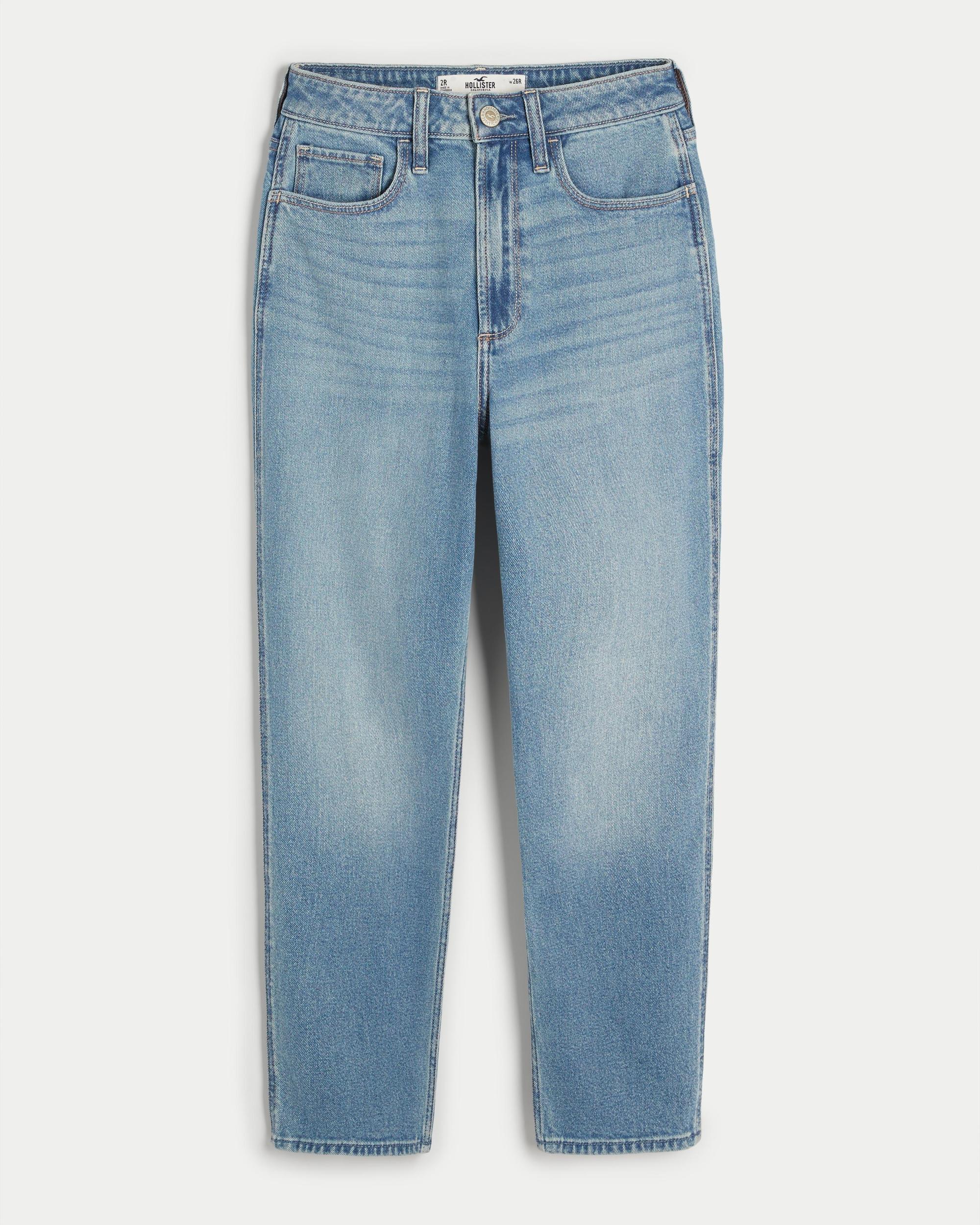 Curvy Ultra High-Rise Medium Wash Mom Jeans Product Image