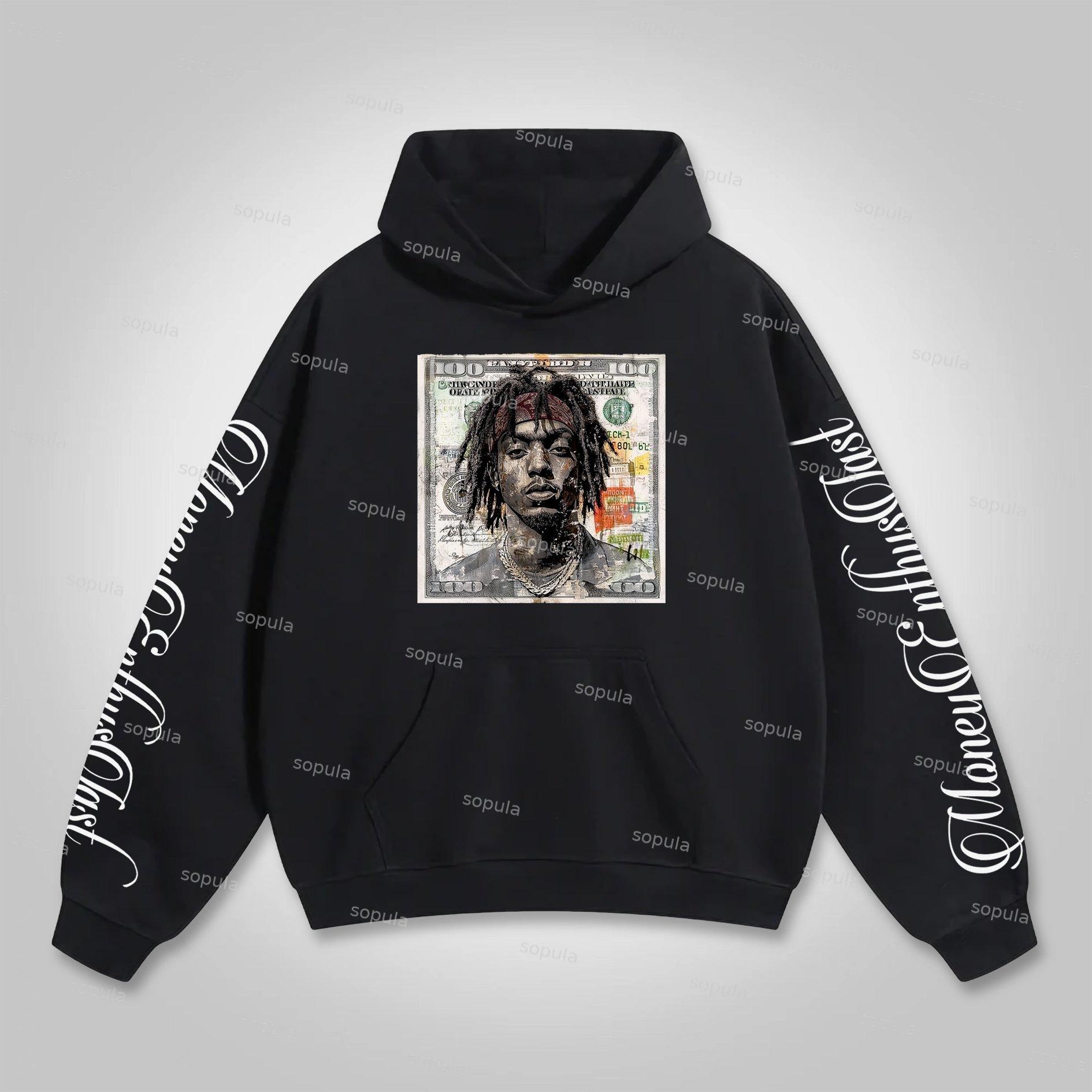 Sopula Street Money Enthusiast Graphics Pocket Hoodie Product Image