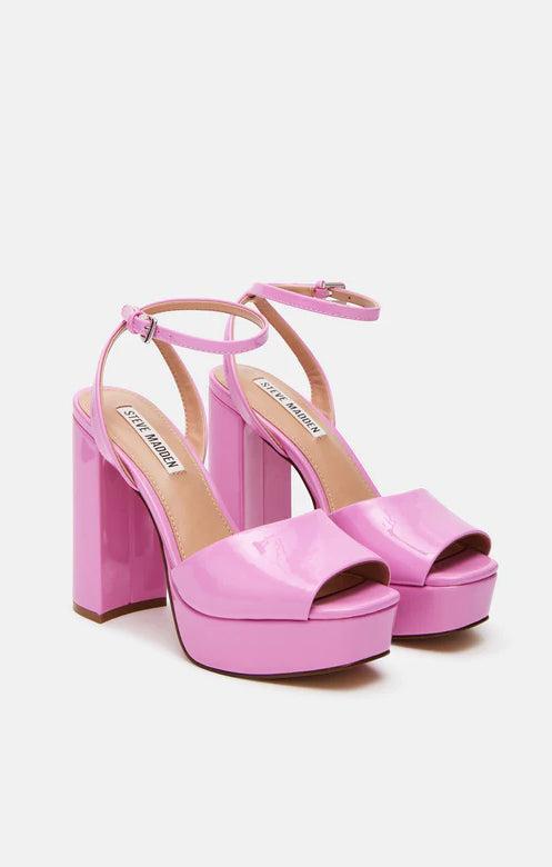 Steve Madden Lourdes Heel ~ Pink Patent Product Image
