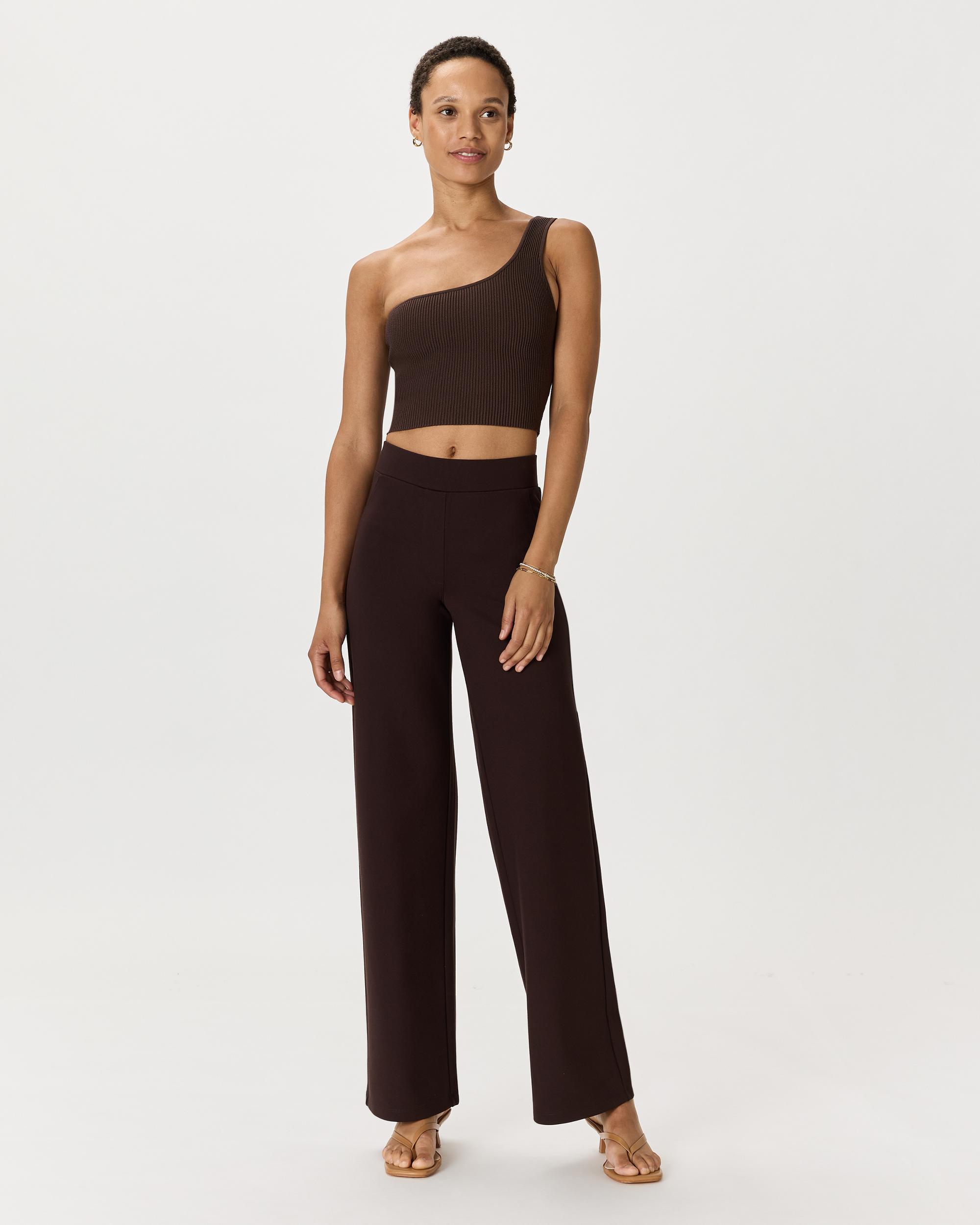 Quince | Women's Ultra-Stretch Ponte Wide Leg Pants Size XL, Rayon Product Image
