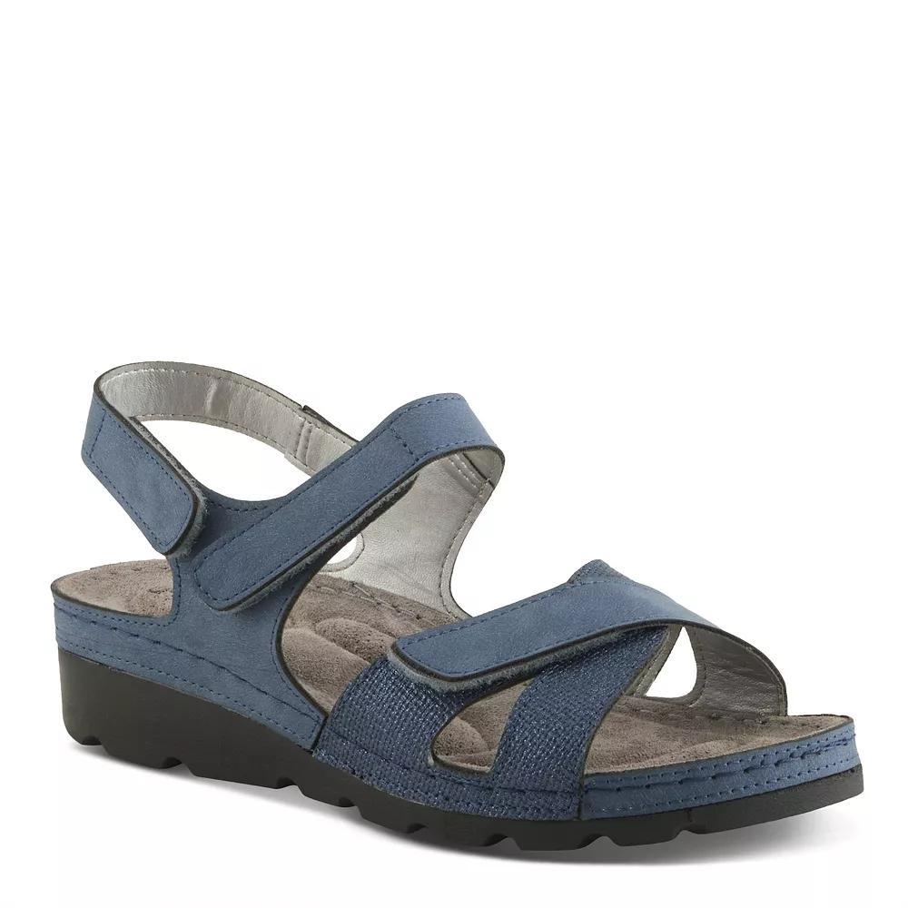 Flexus by Spring Step Orwell Women's Ankle Strap Sandals, Size: 40, Blue Product Image