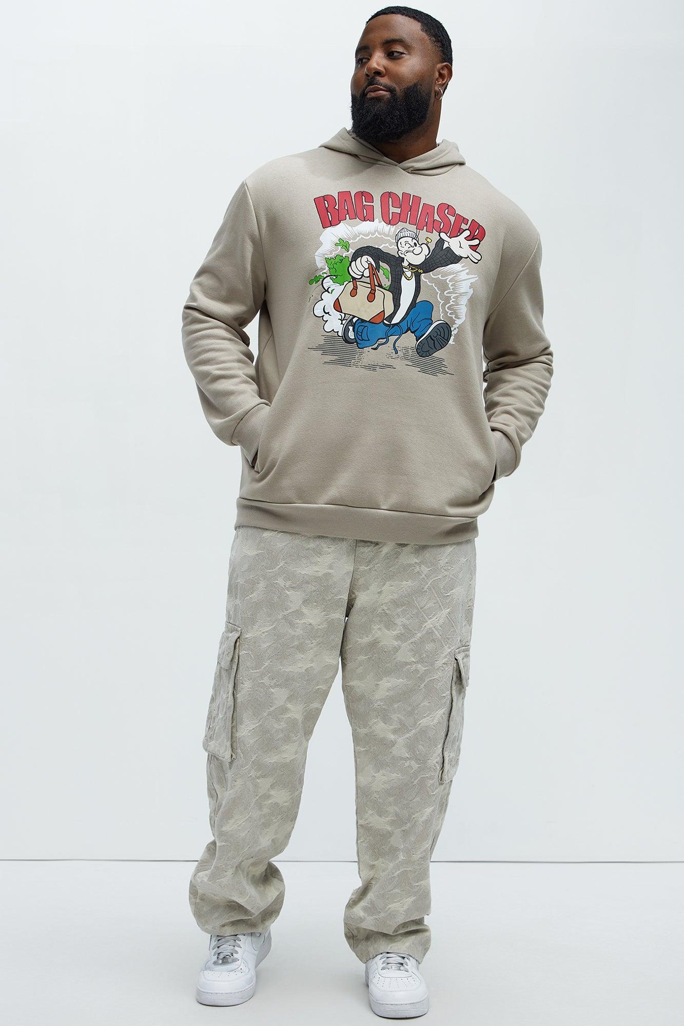 Popeye Bag Chaser Hoodie - Khaki Product Image