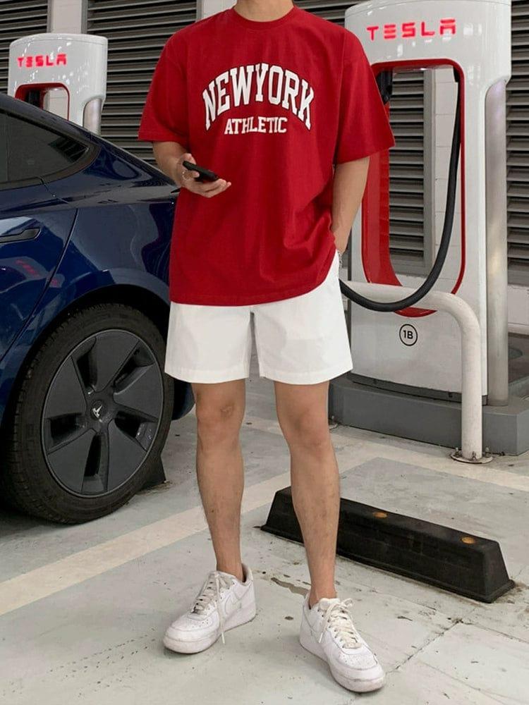 RT No. 11412 NEW YORK LETTERED SHORT SLEEVE Product Image