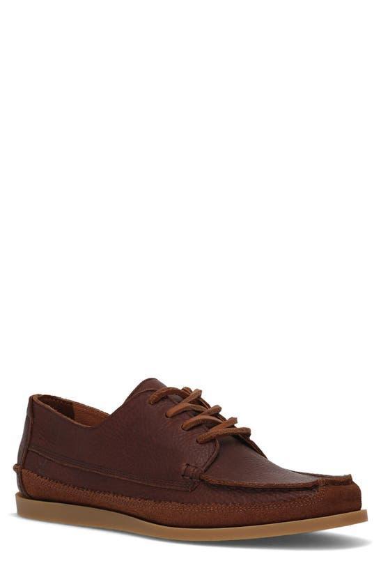 FRYE Mason Moc Toe Derby In Hickory Product Image