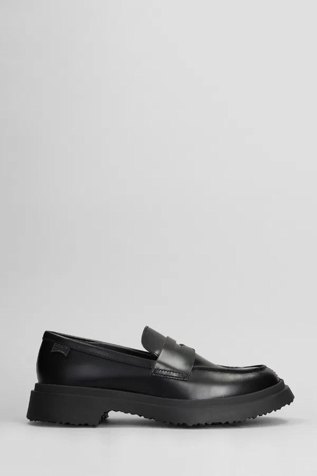 CAMPER Walden Loafers In Black Leather In Brown Product Image