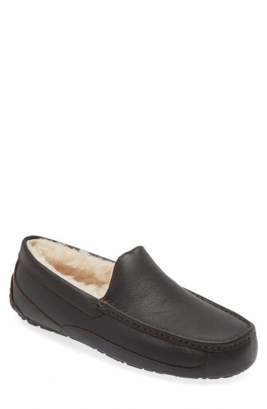 Ugg Australia Mens Ascot Leather Slippers Product Image