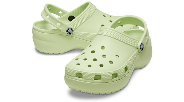 Crocs Classic Women's Platform Clogs, Size: 11, Black Product Image