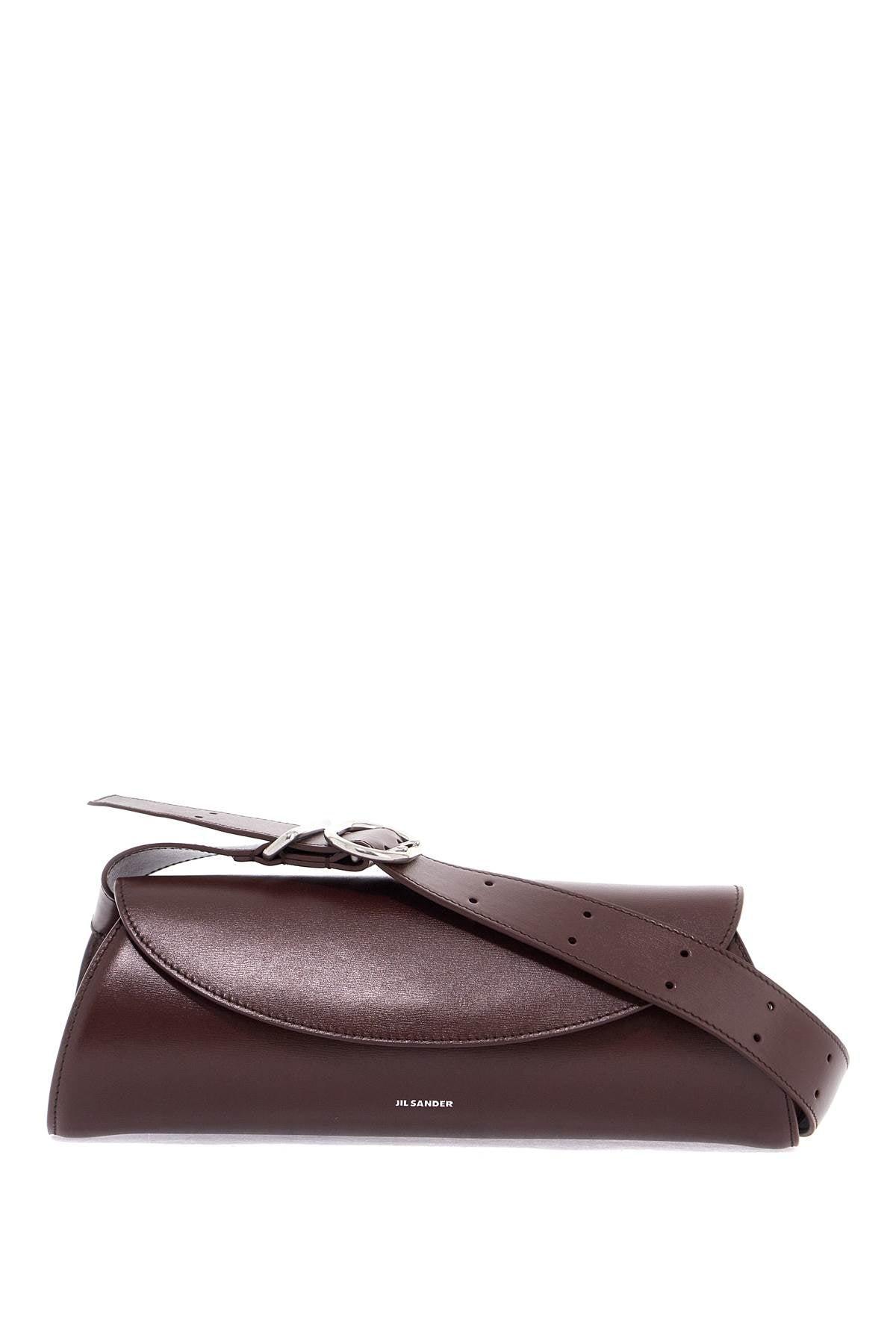 JIL SANDER Cannolo Sm Bag In Dark Brown Calf Leather Women Product Image