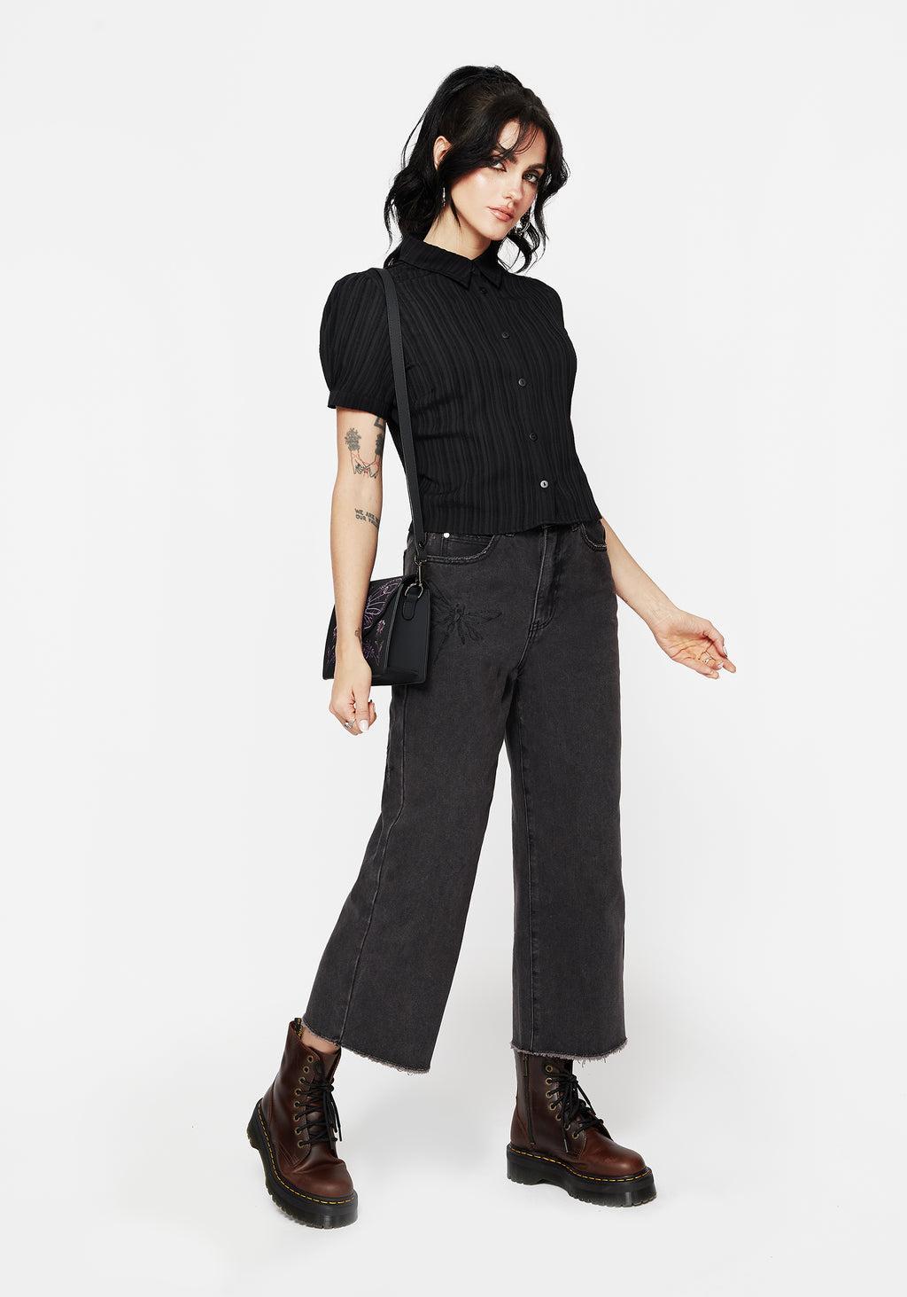 Alcina Puff Sleeve Crop Top Product Image