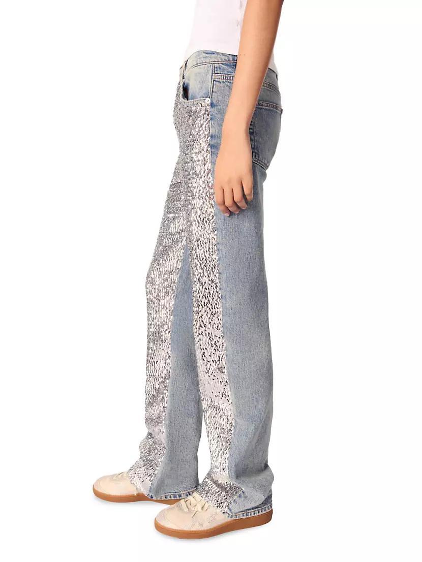 Sequinned Jeans Product Image