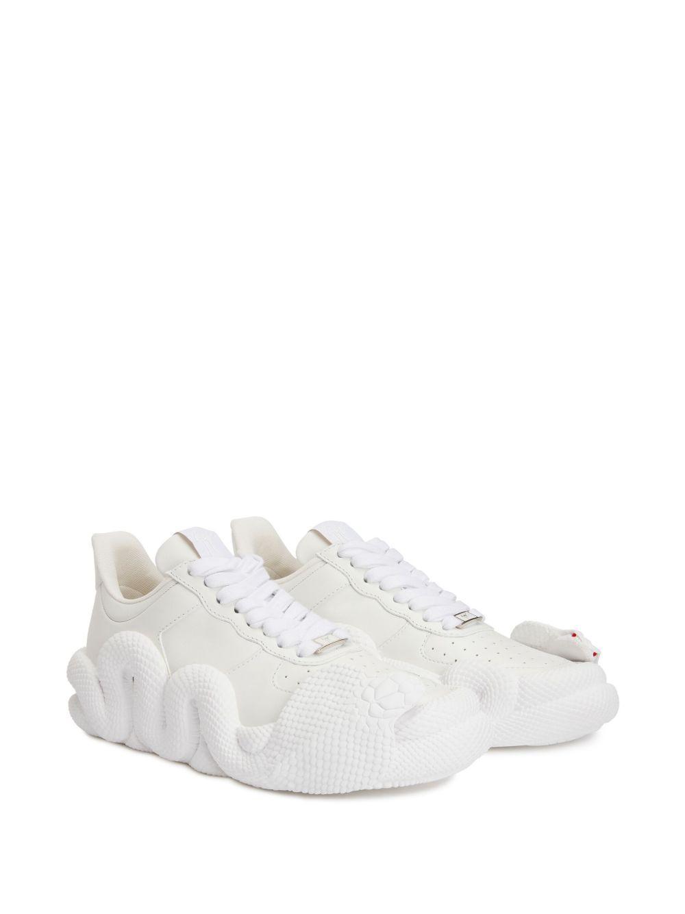 Cobras leather 3D-detail sneakers Product Image