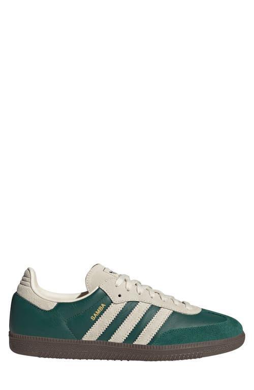 adidas Samba OG Sneaker in Collegiate Green/cream White at Nordstrom, Size 14 Women's Product Image