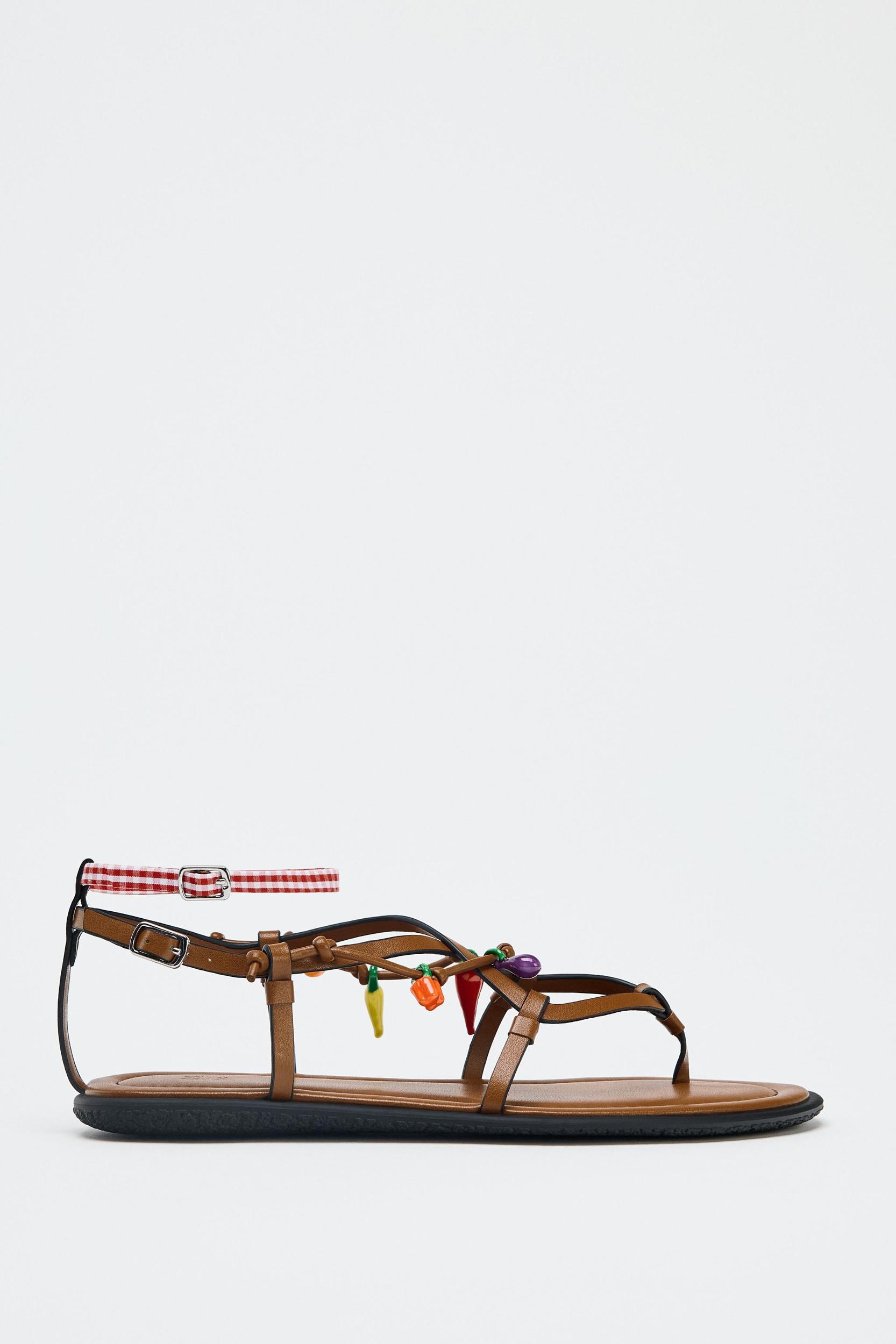 CHARM STRAP SANDALS Product Image